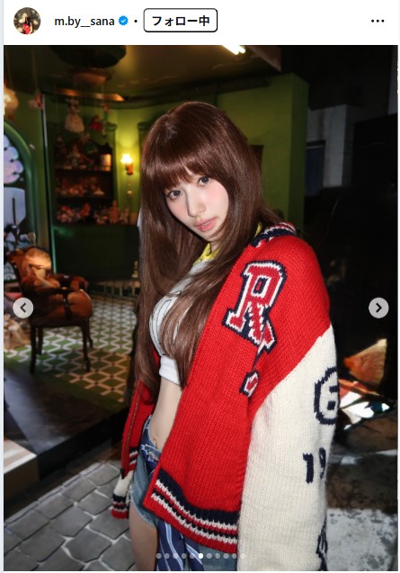 TWICEサナのインスタグラムから