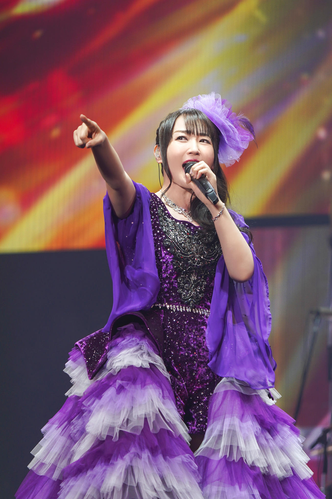 歌手デビュー25周年記念ライブツアー最終公演を行った水樹奈々