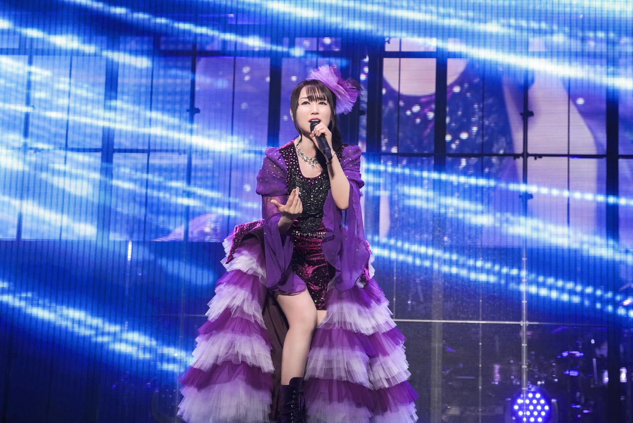 歌手デビュー25周年記念ライブツアー最終公演を行った水樹奈々