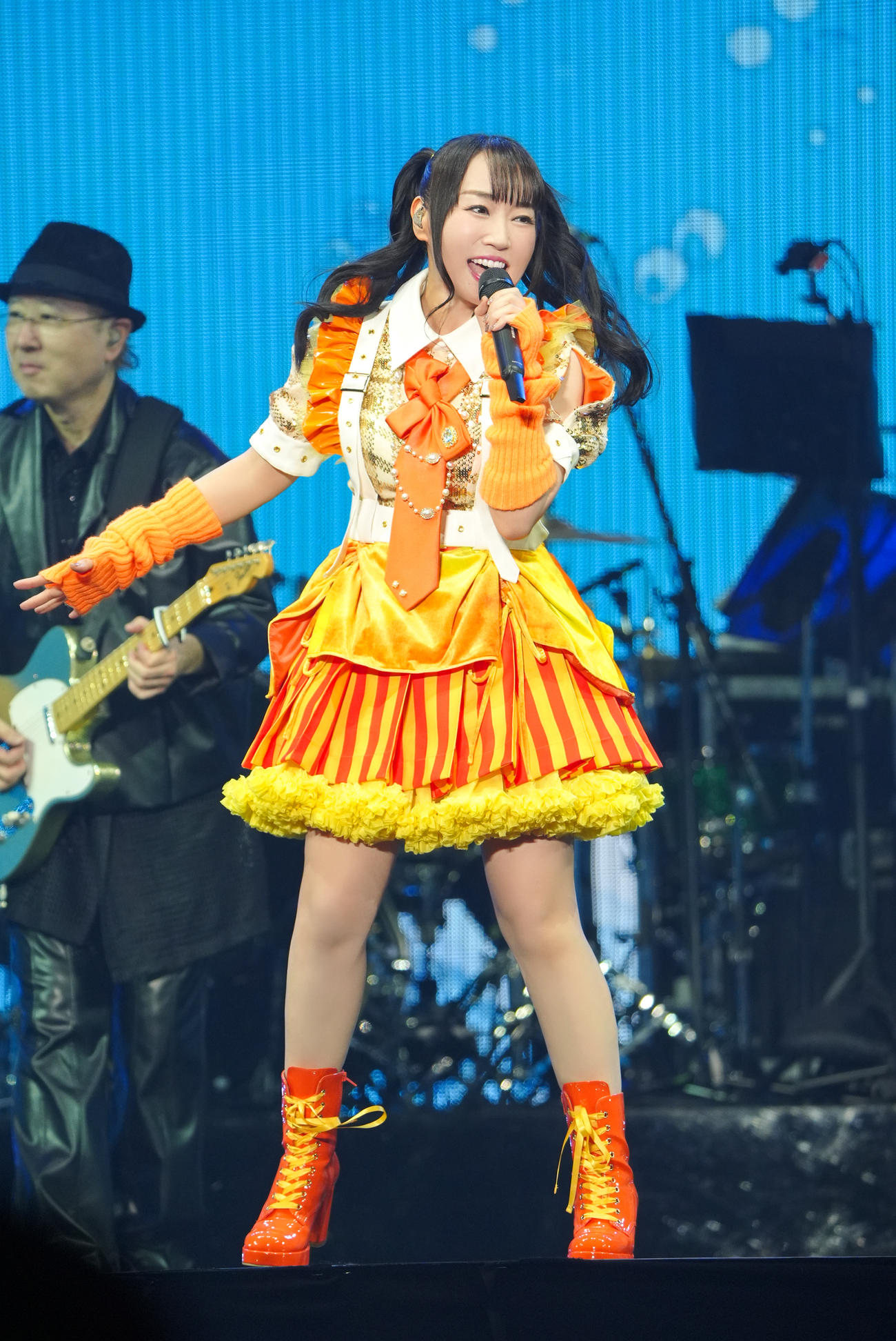 歌手デビュー25周年記念ライブツアー最終公演を行った水樹奈々