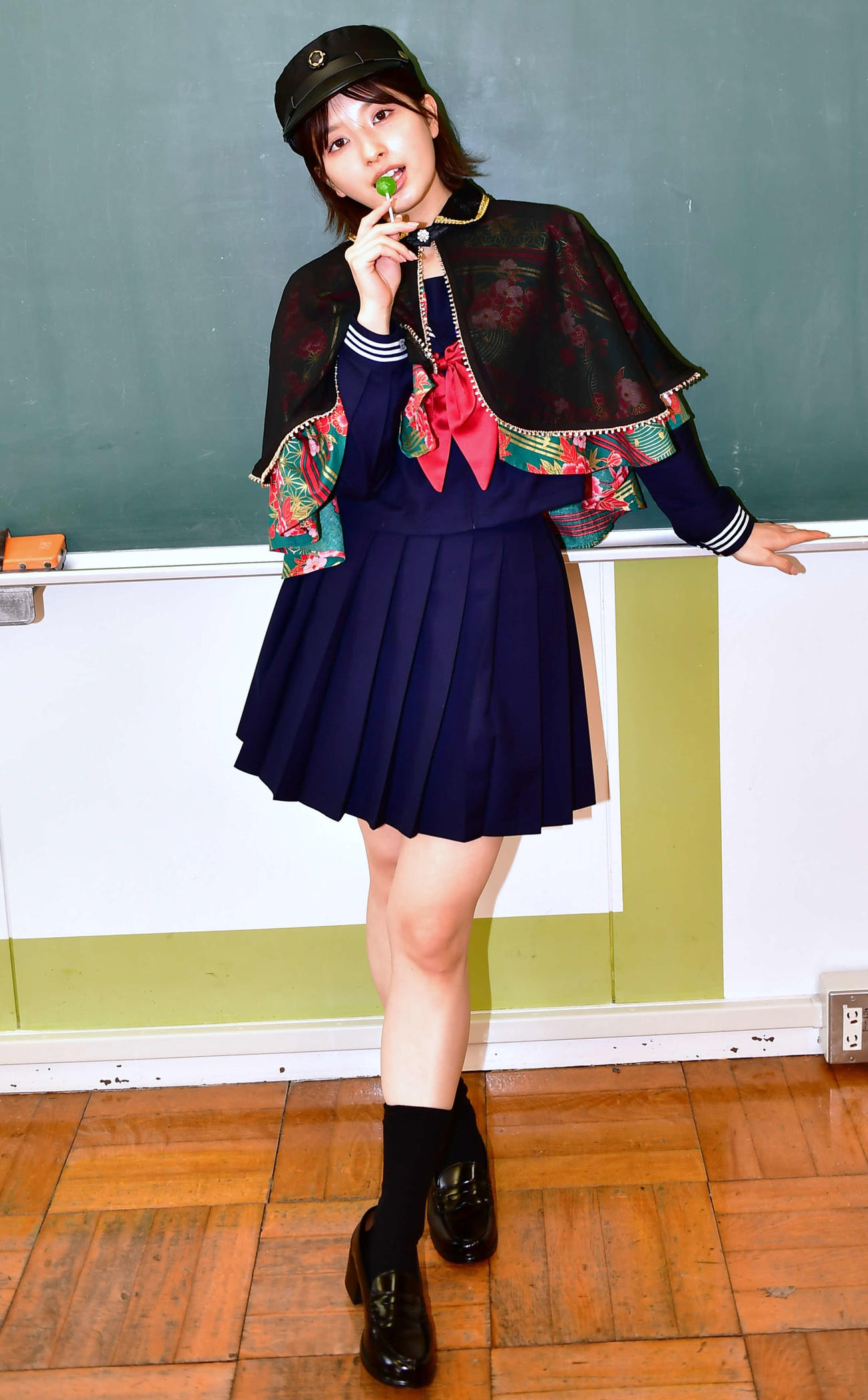 千葉テレビの連続ドラマ「徒然なるままに、短歌部。」で藤園麗とダブル主演を務める大和田南那（撮影・松尾幸之介）