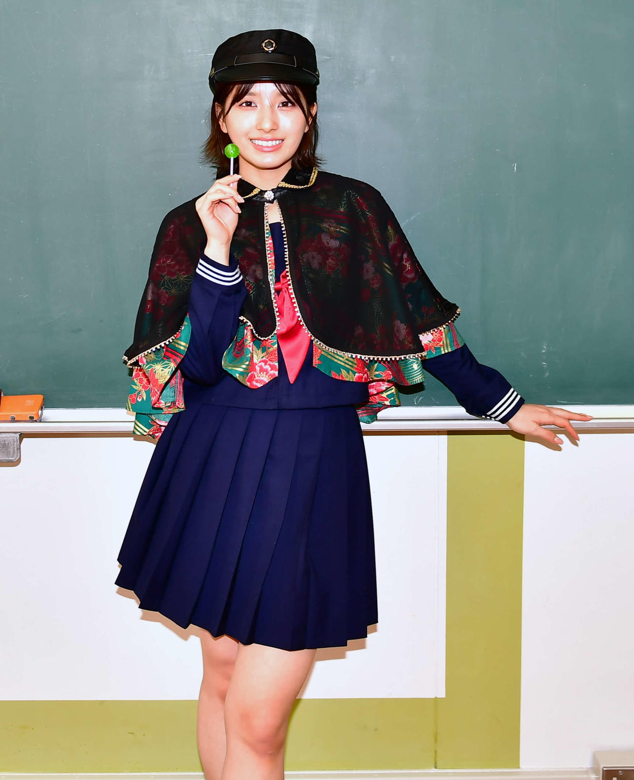 千葉テレビの連続ドラマ「徒然なるままに、短歌部。」で藤園麗とダブル主演を務める大和田南那（撮影・松尾幸之介）