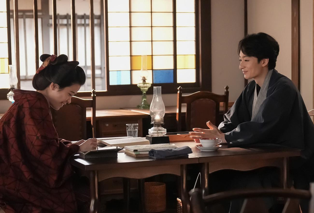 NHK連続テレビ小説「ばけばけ」の1場面（C）NHK