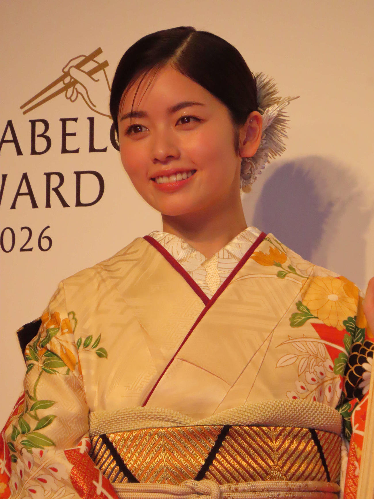 「THE TABELOG AWARD2026」プレス発表会に出席した小芝風花