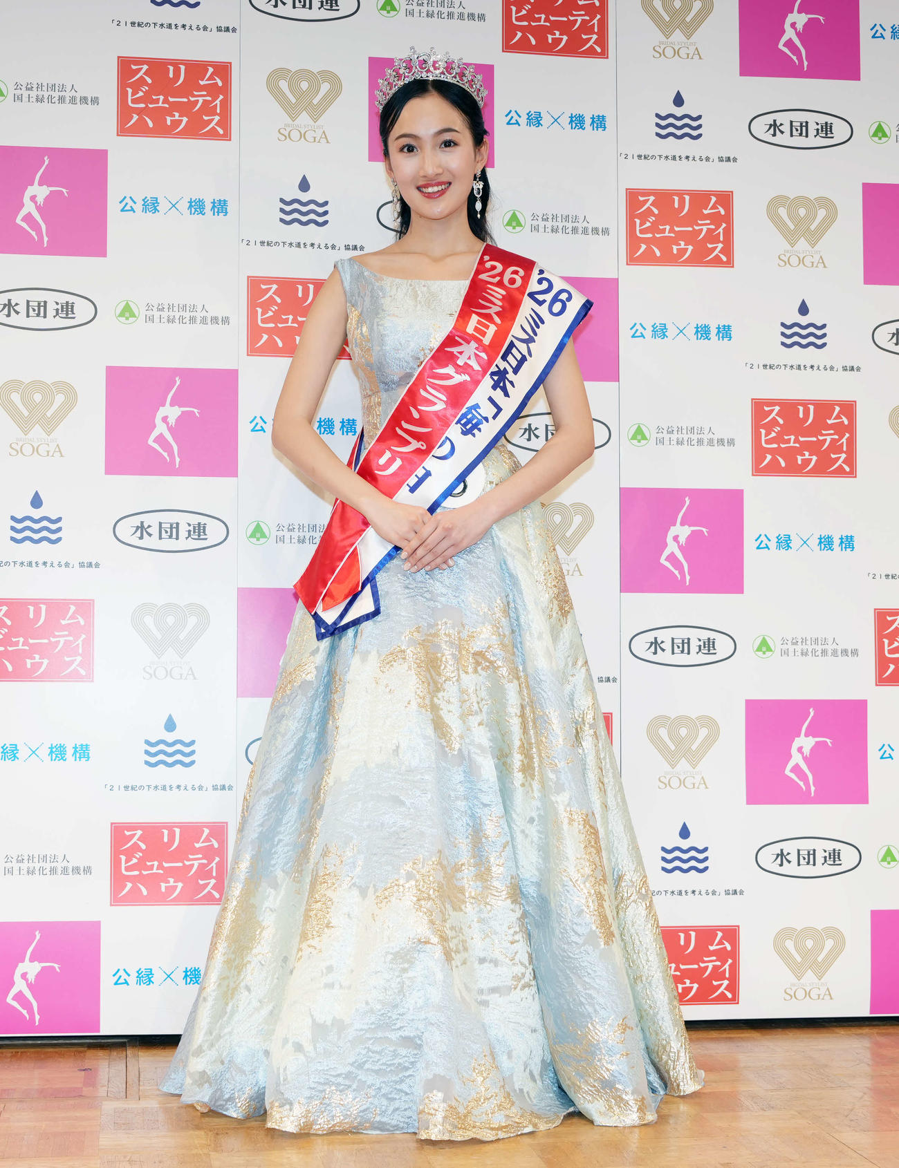 ミス日本グランプリ、ミス日本「海の日」の2冠に輝く野口絵子さん（撮影・小島史椰）
