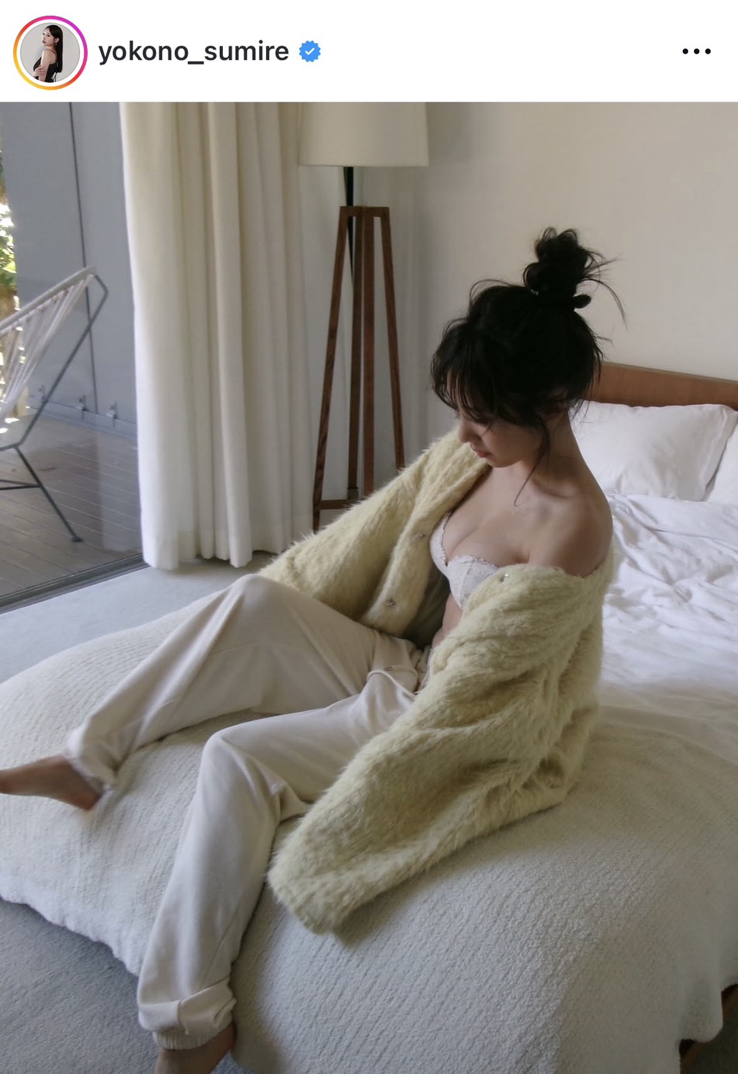 横野すみれのインスタグラムから