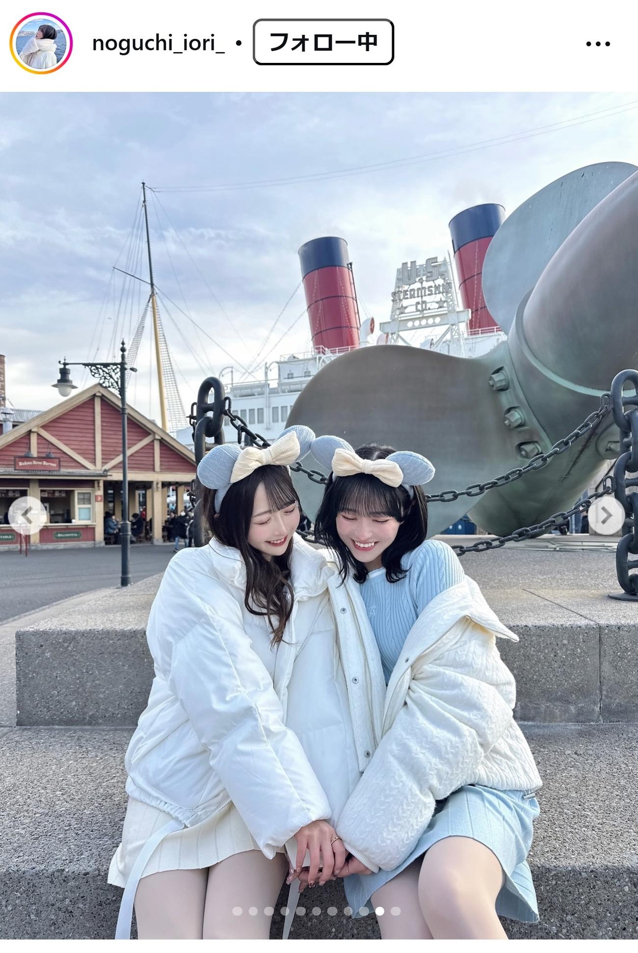 野口衣織のインスタグラムから