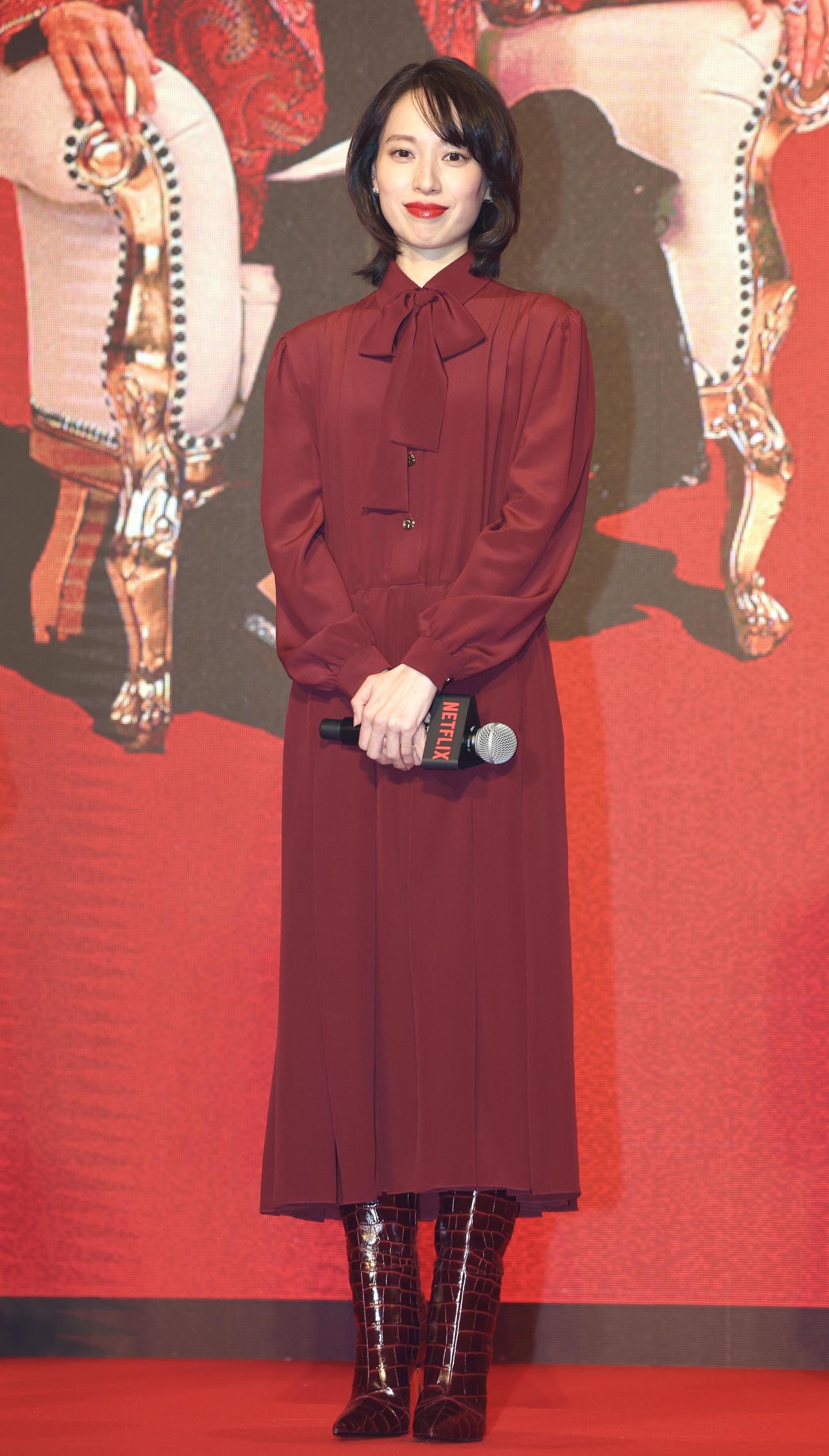 「Next on Netflix 2026」に登壇した戸田恵梨香（撮影・宮地輝）