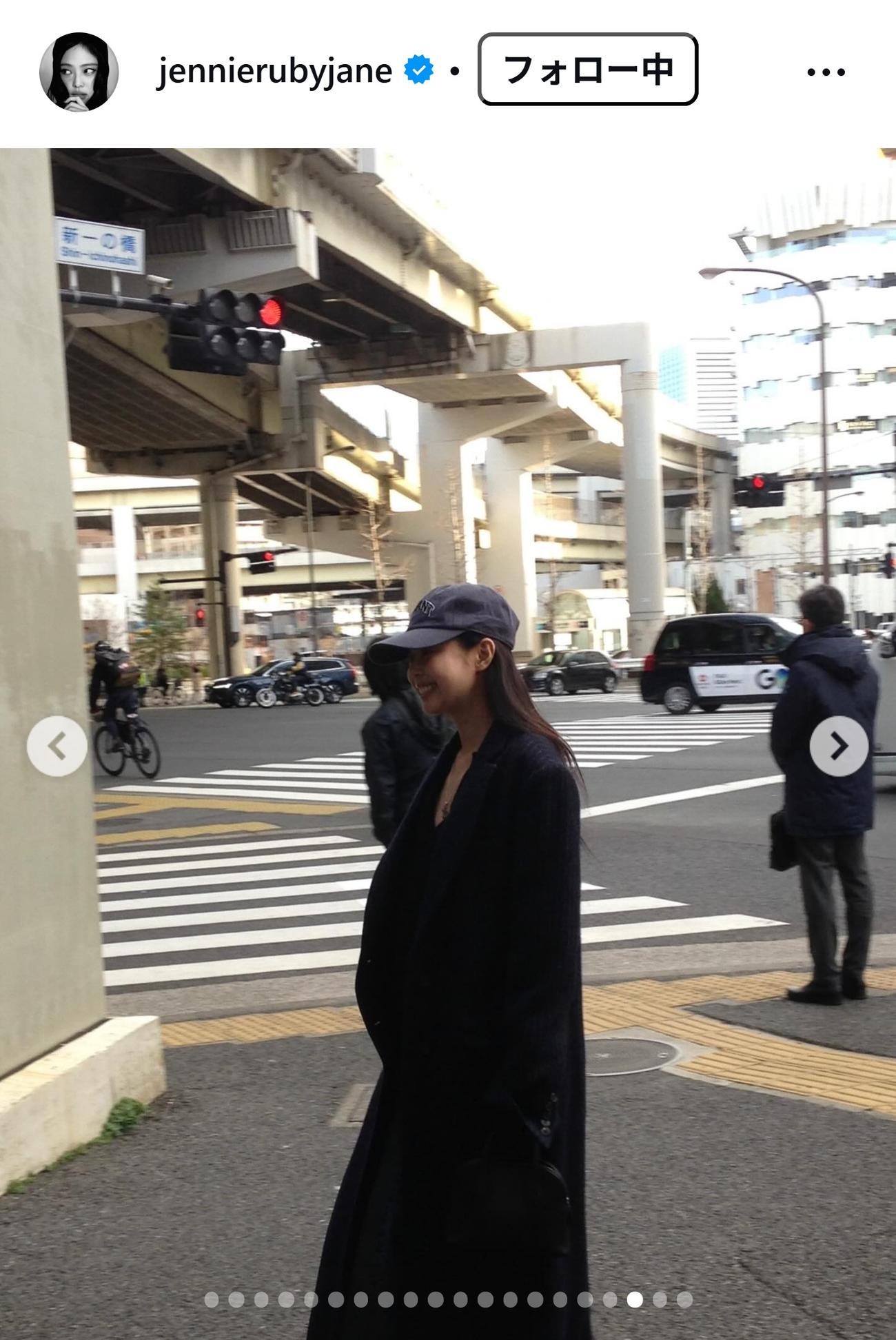 BLACKPINKのJENNIEのインスタグラムから