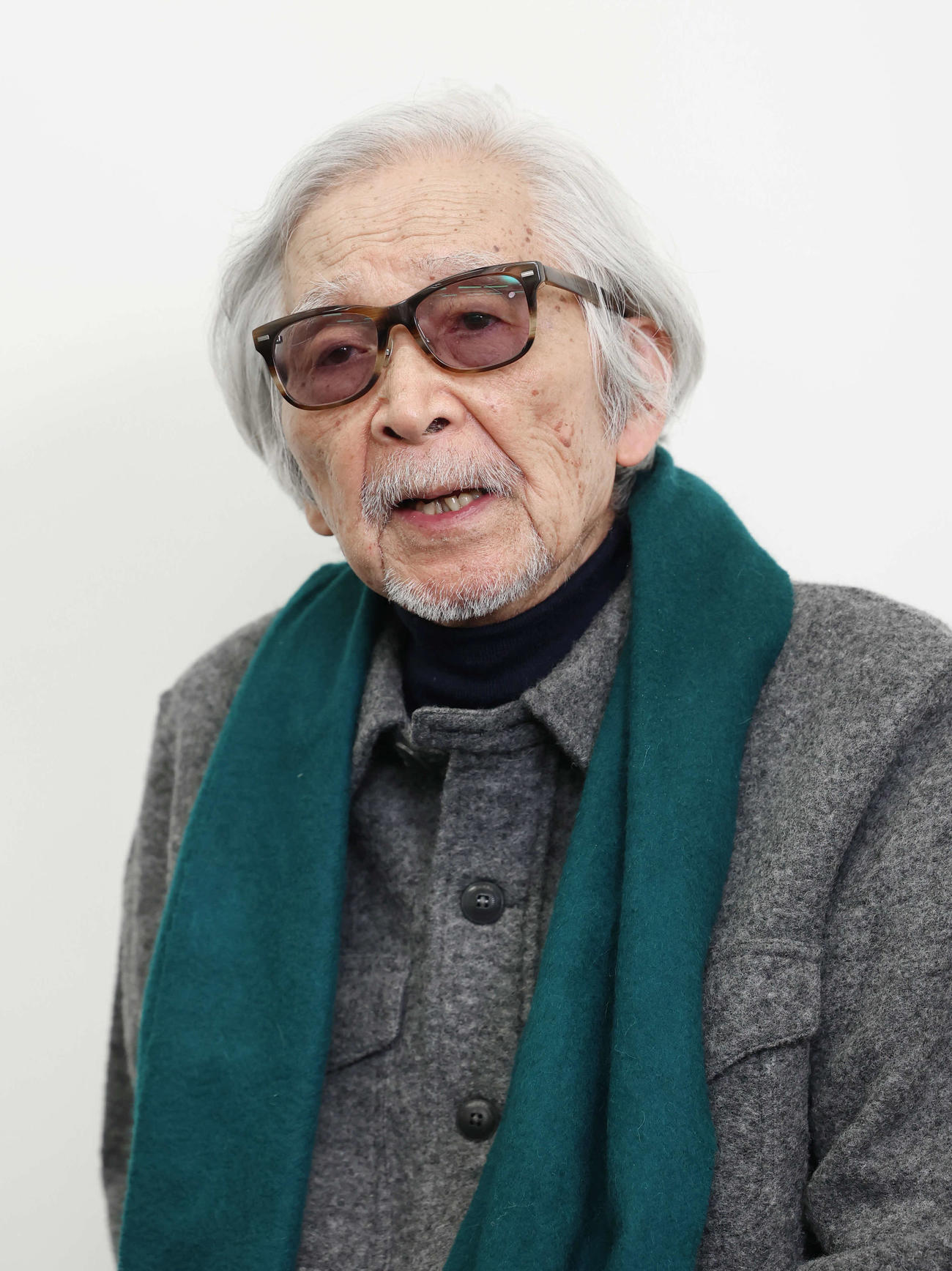 話をする山田洋次監督（撮影・増田悦実）