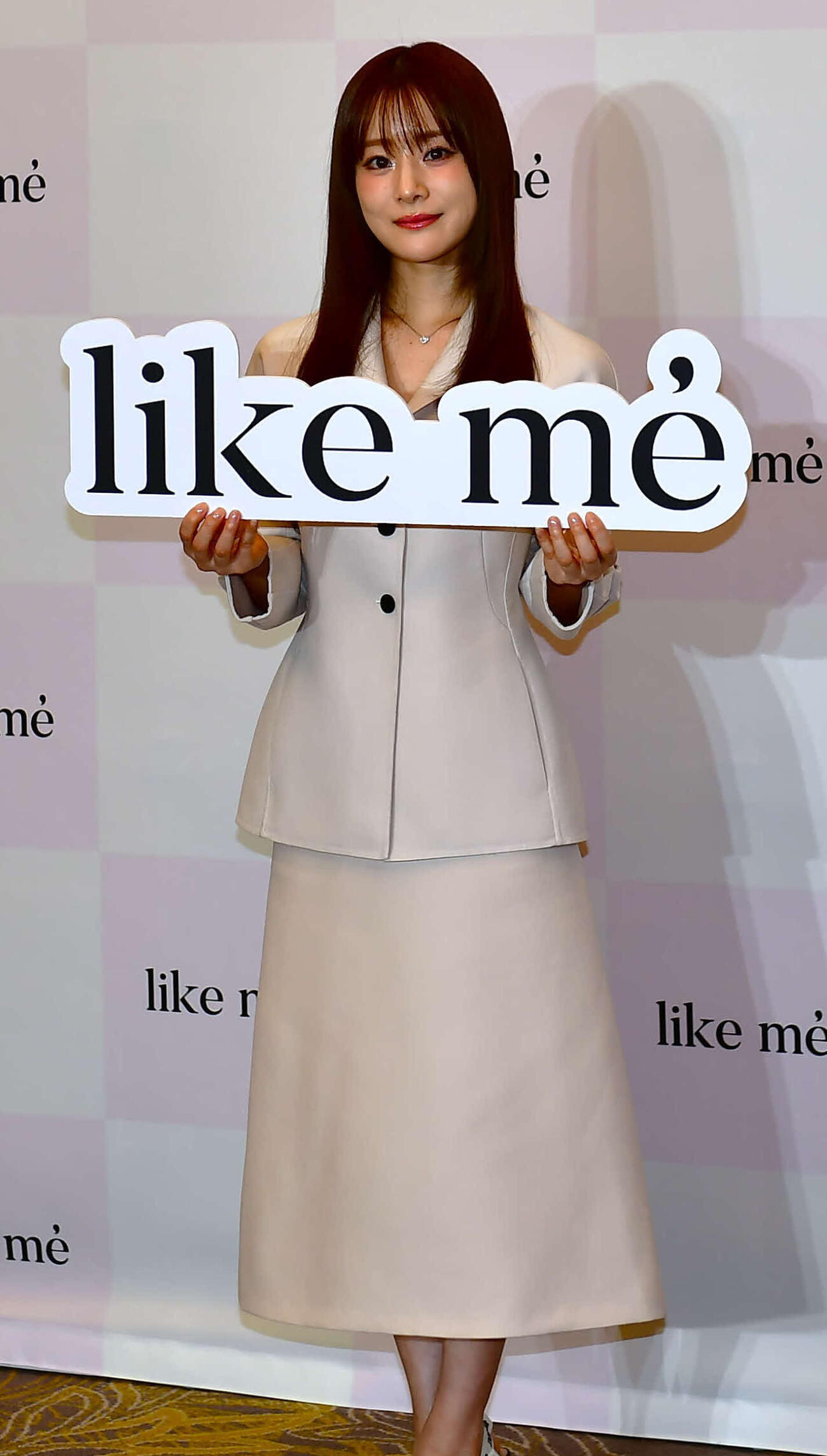 ライバー事務所「like me」新体制・事業展開発表会に出席した福岡みなみ（撮影・松尾幸之介）