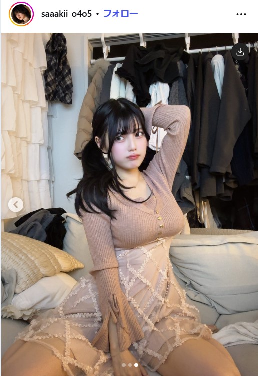 金丸紗希のインスタグラムから