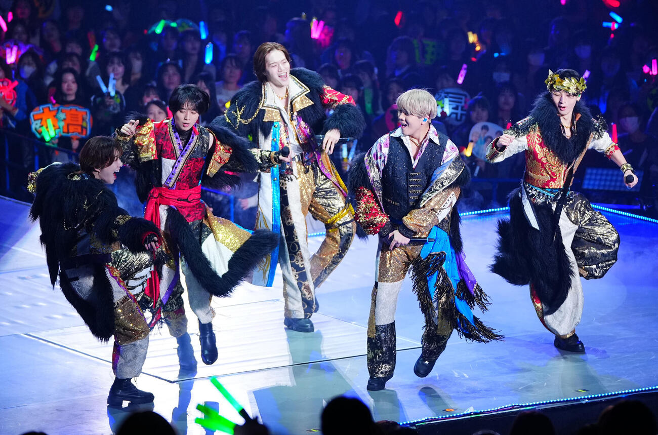 「ジュニアSTAR to FESTIVAL2026」で熱唱するKEY TO LIT（撮影・垰建太）
