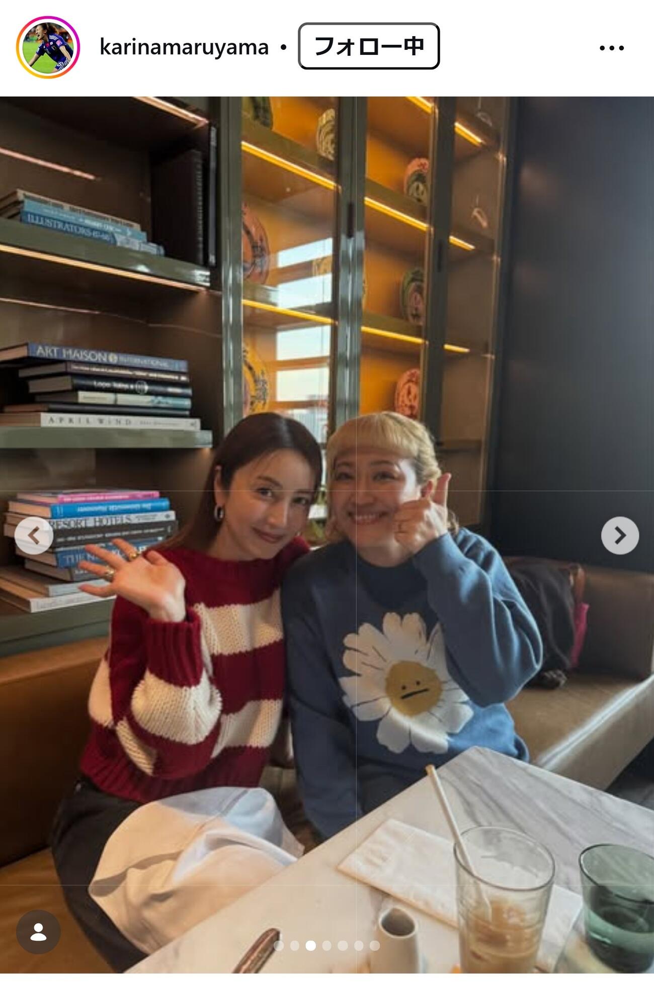丸山桂里奈のインスタグラムから