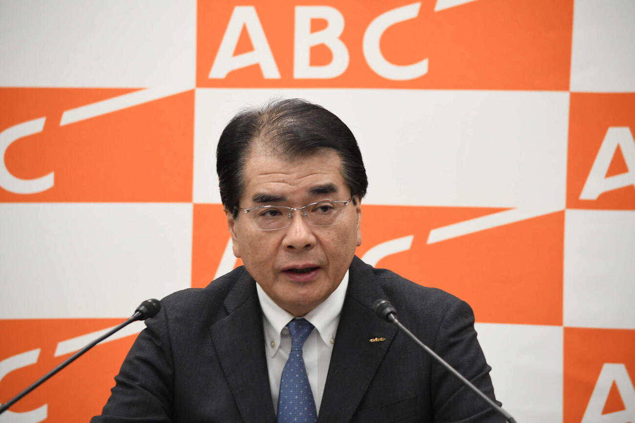 ABCテレビの今村俊昭社長（撮影・阪口孝志）