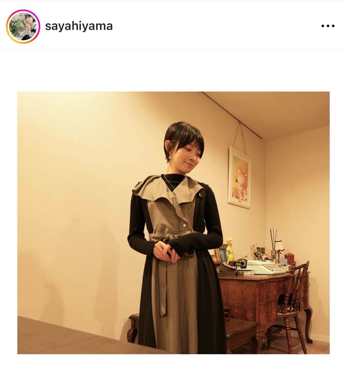 檜山沙耶のインスタグラムから