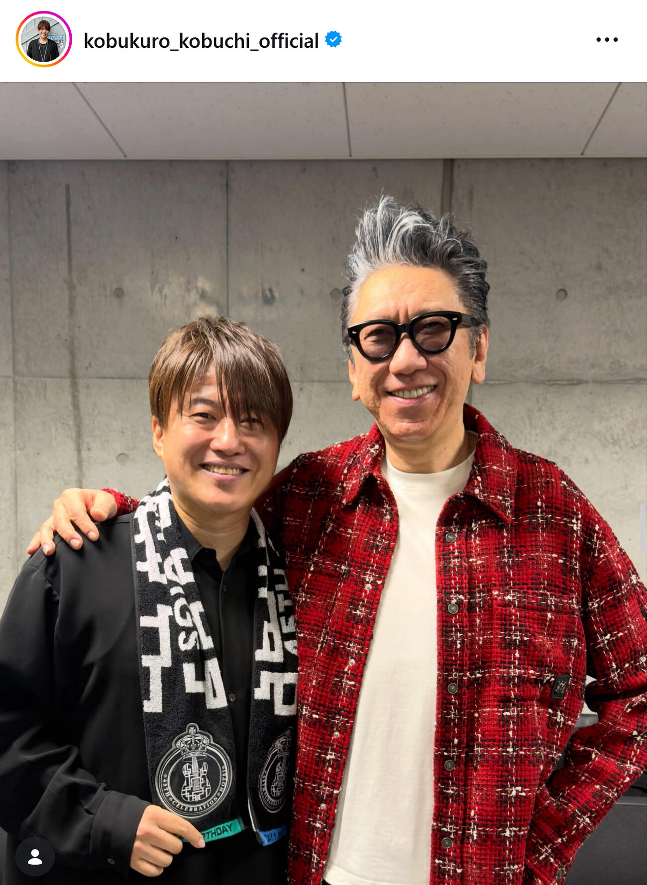 小渕健太郎のインスタグラムから