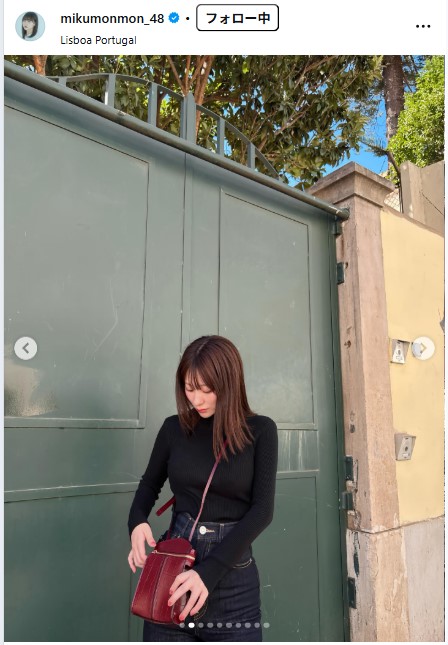 田中美久のインスタグラムから