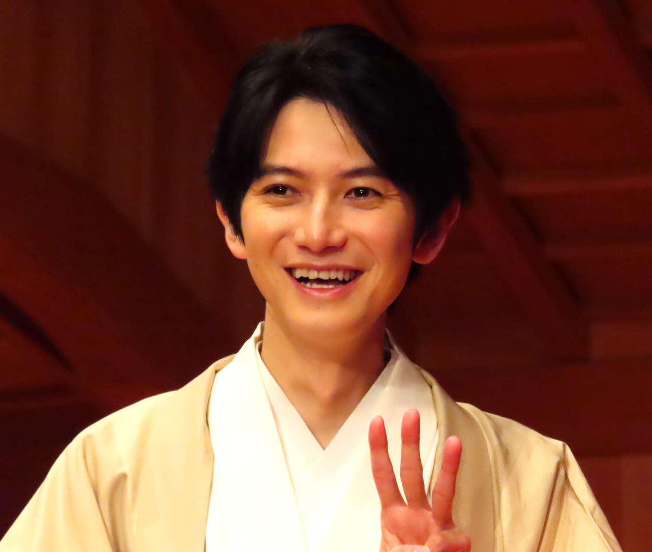 「仁王3」完成発表会に登壇した本郷奏多