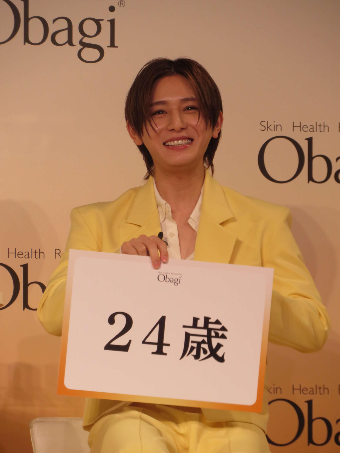 肌年齢24歳に喜ぶHey！Say！JUMP山田涼介