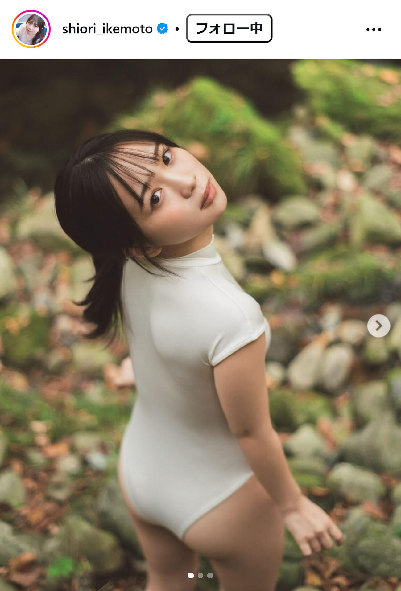 池本しおりのインスタグラムから