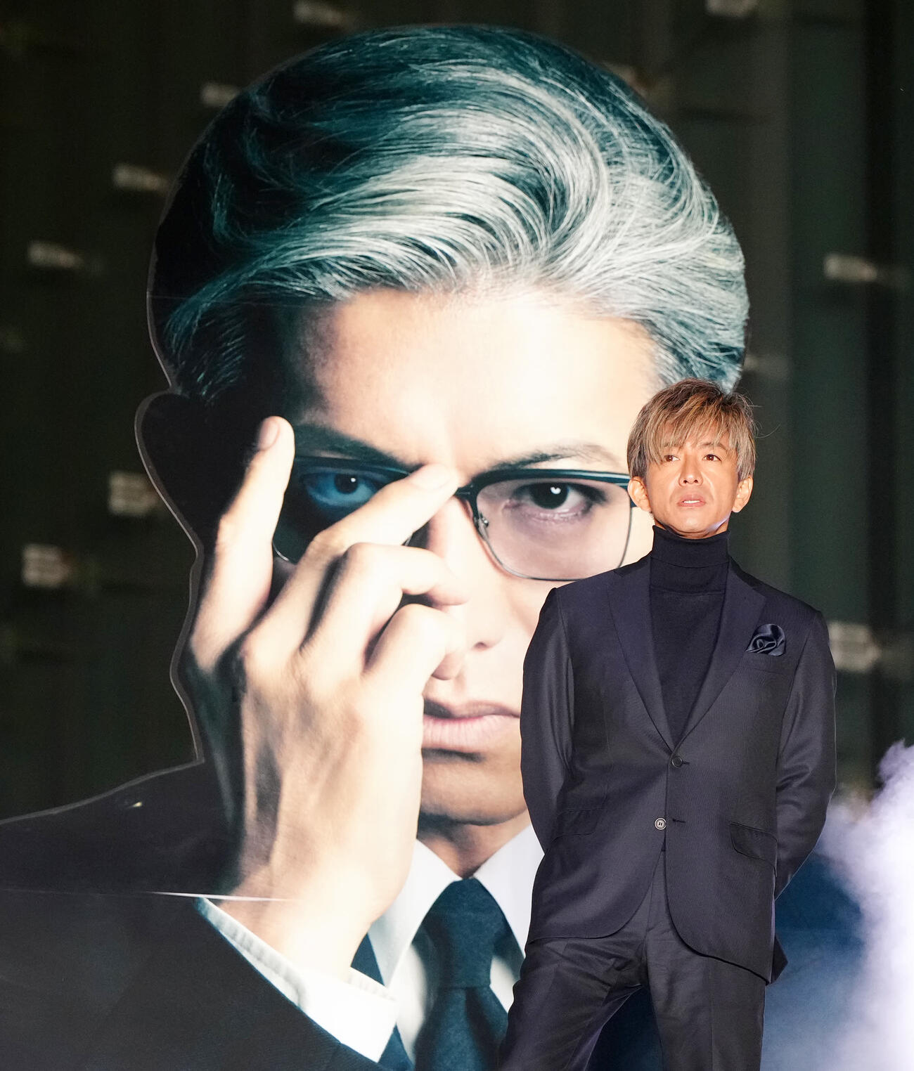 映画「教場Requiem」のカーペットアライバルイベントに臨む木村拓哉（撮影・江口和貴）