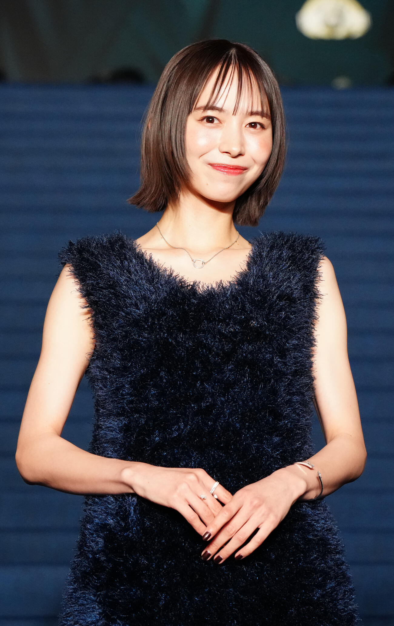 映画「教場Requiem」のカーペットアライバルイベントに臨む井桁弘恵（撮影・江口和貴）
