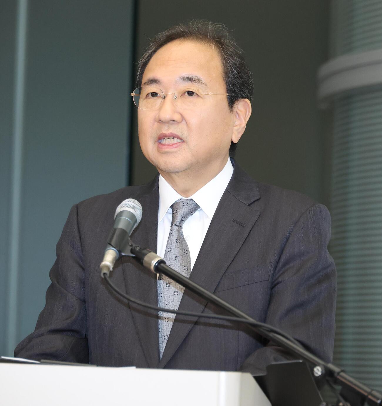 フジHD清水賢治社長（2025年11月撮影）