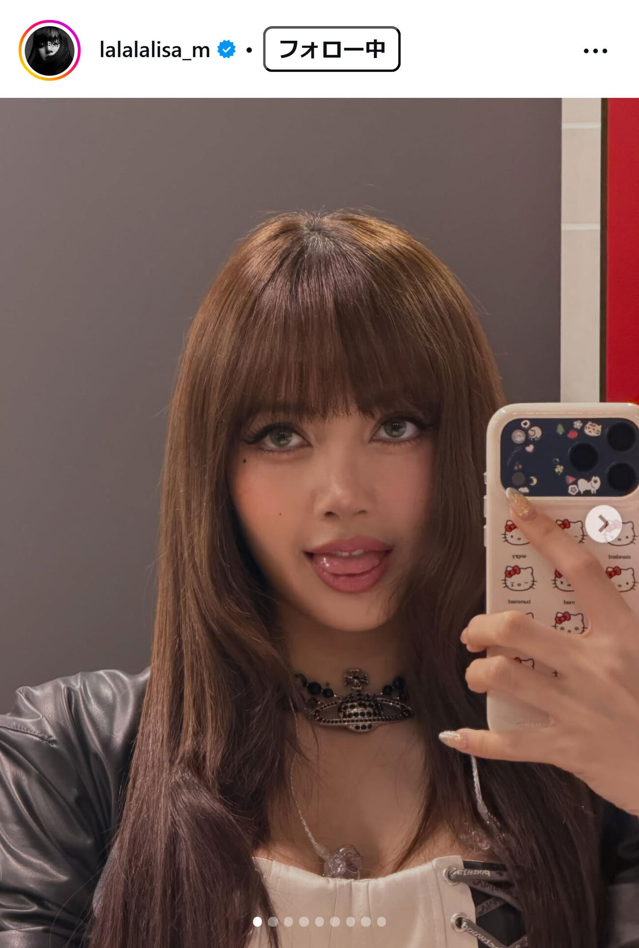 BLACKPINKリサのインスタグラムから