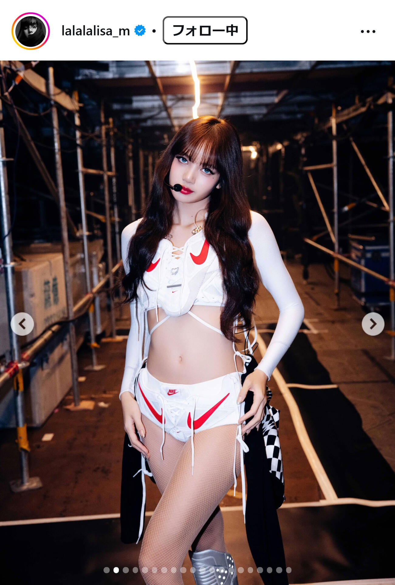 BLACKPINKリサのインスタグラムから