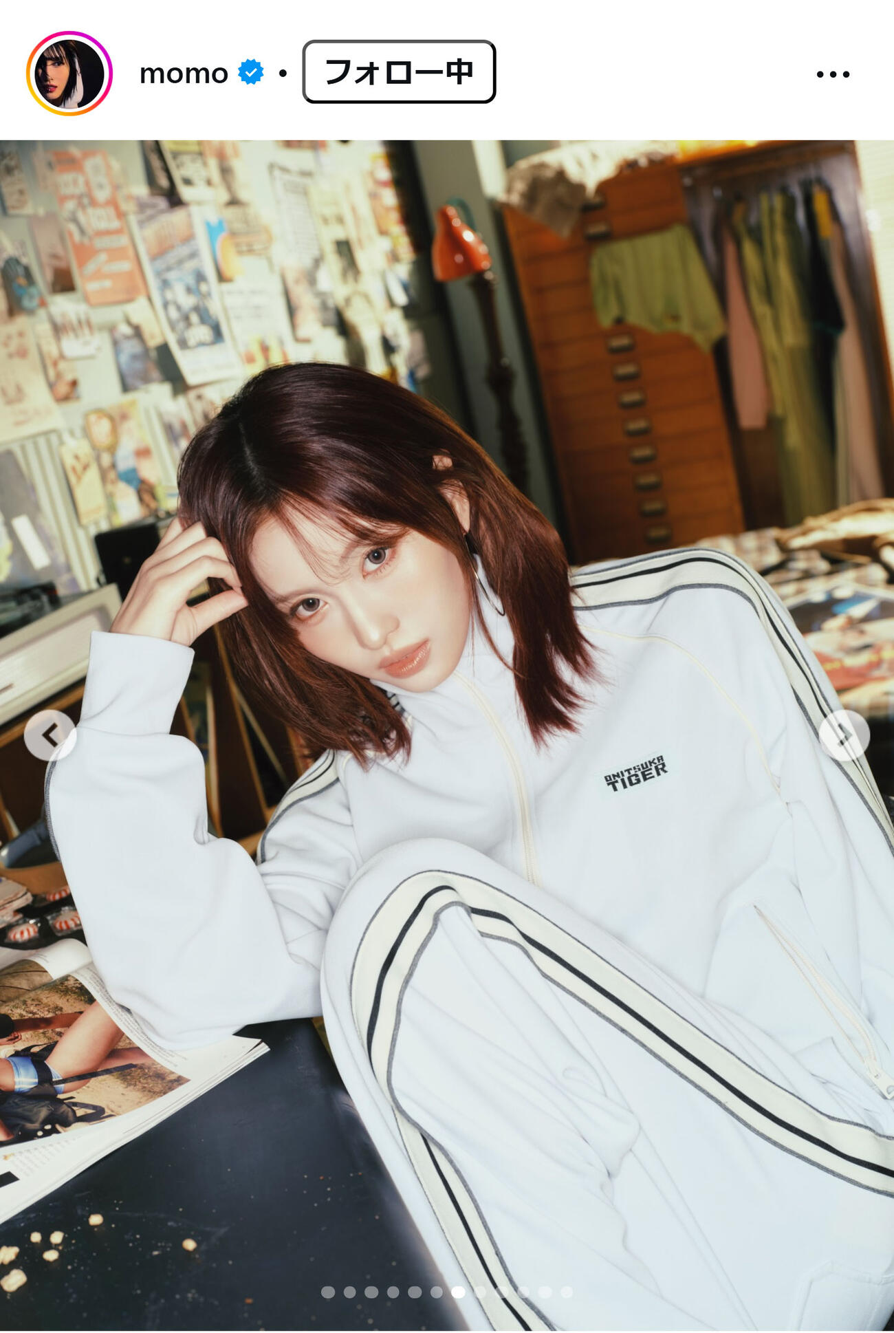 TWICEモモのインスタグラムから