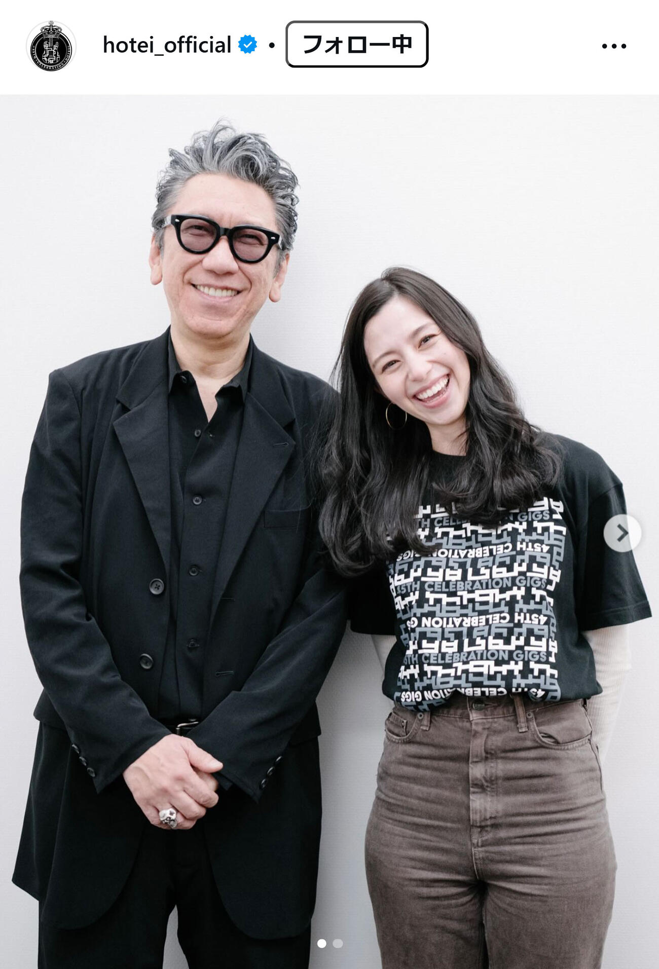 布袋寅泰のインスタグラムから