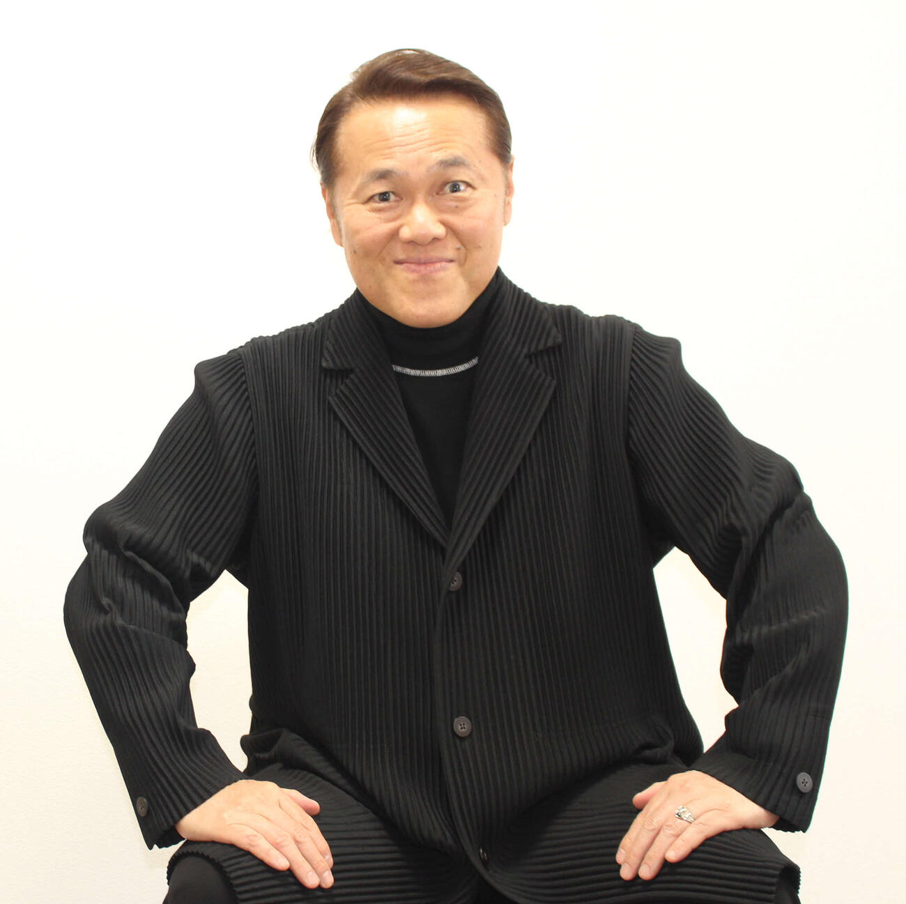 吉本新喜劇の辻本茂雄（2024年4月撮影）