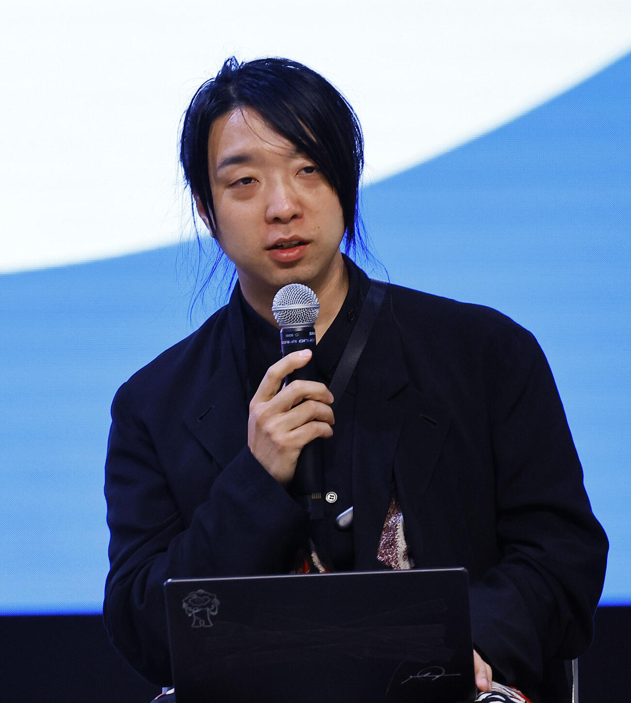 落合陽一氏（2025年4月撮影）