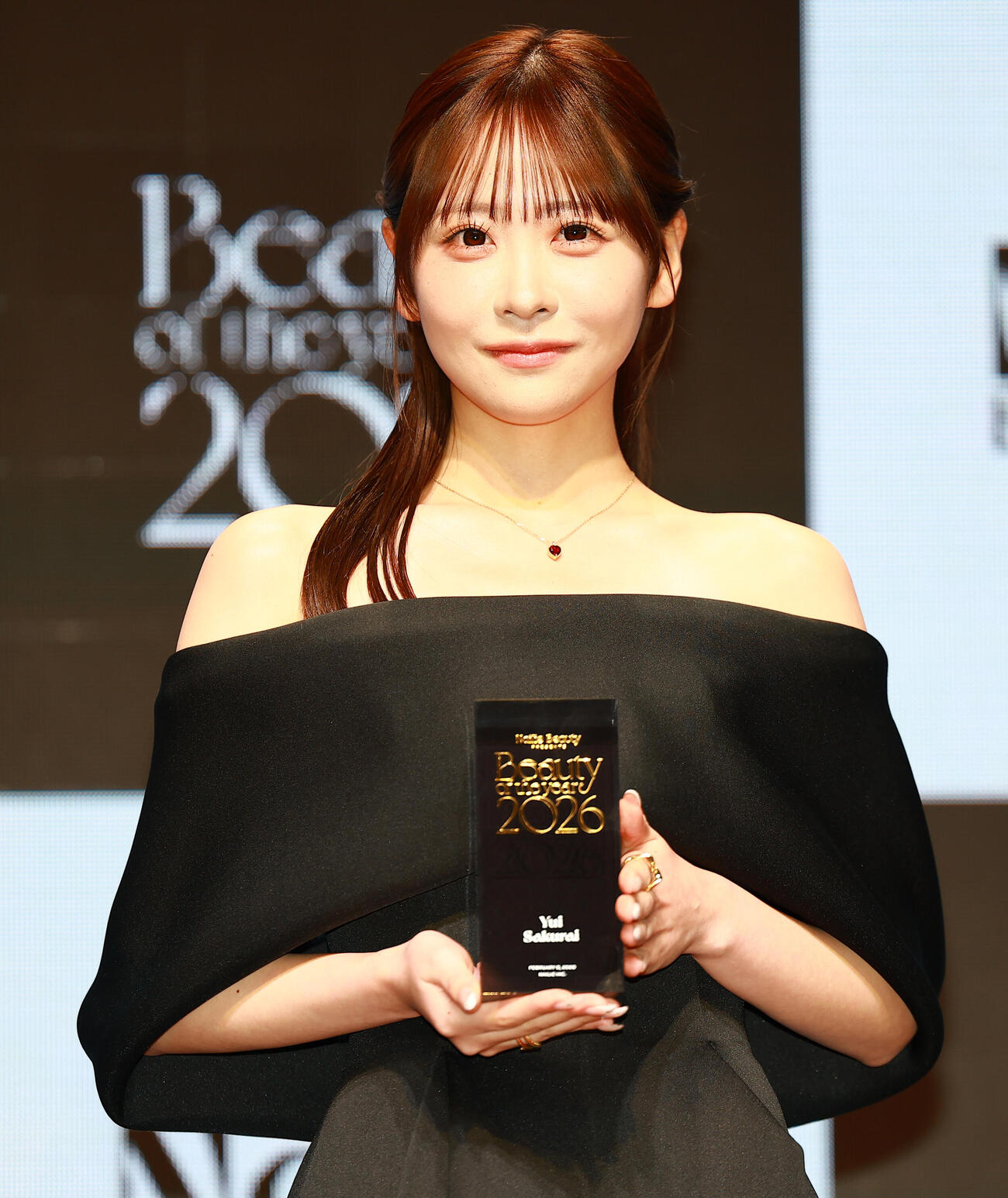 「Beauty of the year 2026」を受賞した、ネイル部門の櫻井優衣（撮影・野上伸悟）
