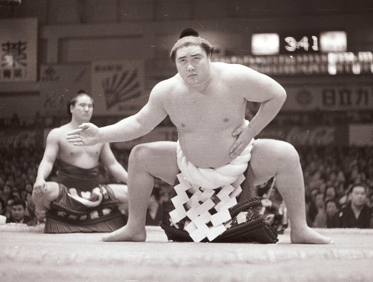 1966年九州場所、大鵬の土俵入り