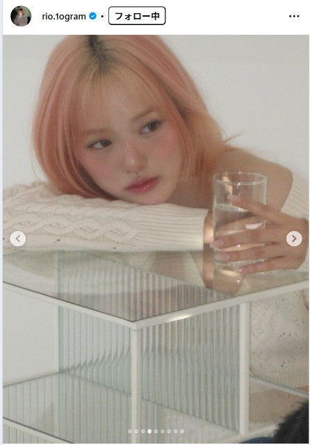 NiziUのRIOのインスタグラムから