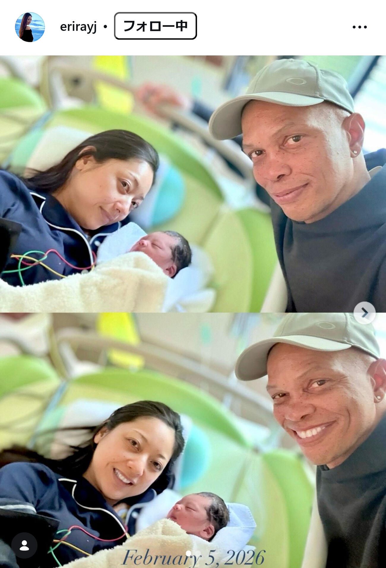 レイモンド・ジョンソンのインスタグラムから