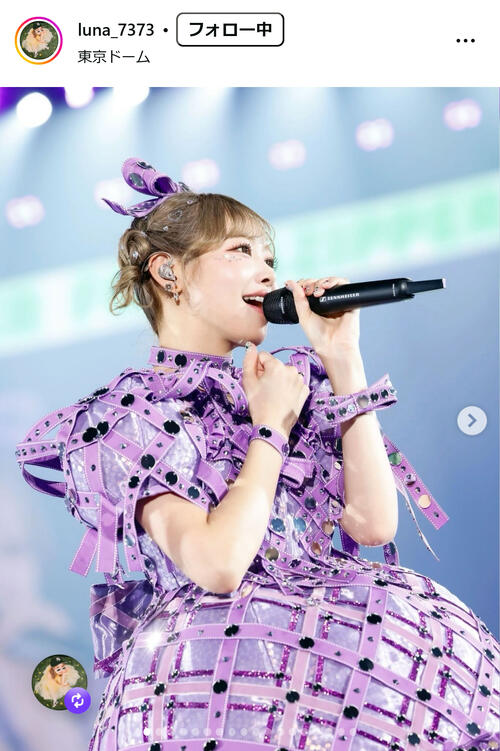 FRUITS ZIPPER仲川瑠夏、東京ドーム公演終え「ばちばちでした」オフ