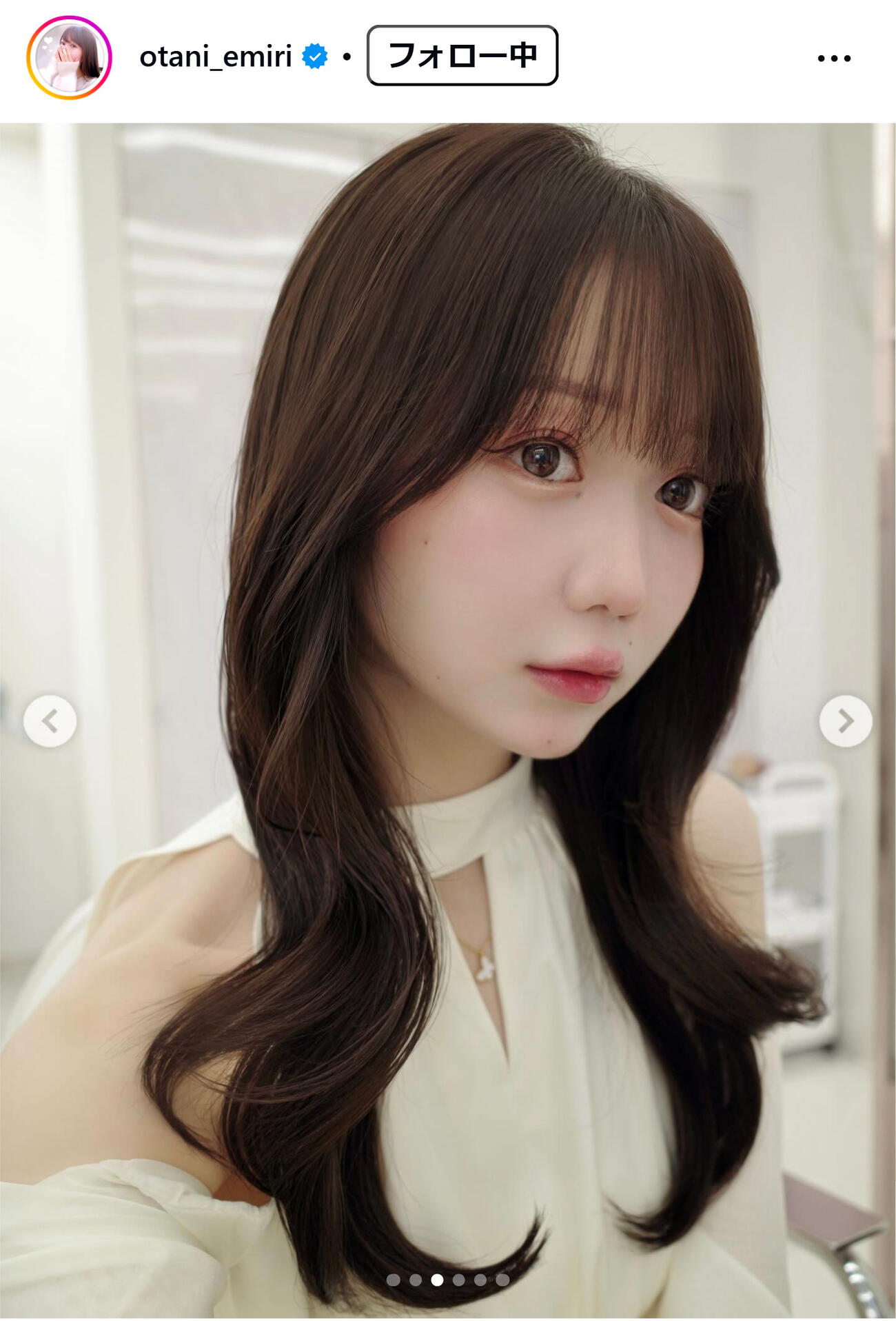 大谷映美里のインスタグラムから