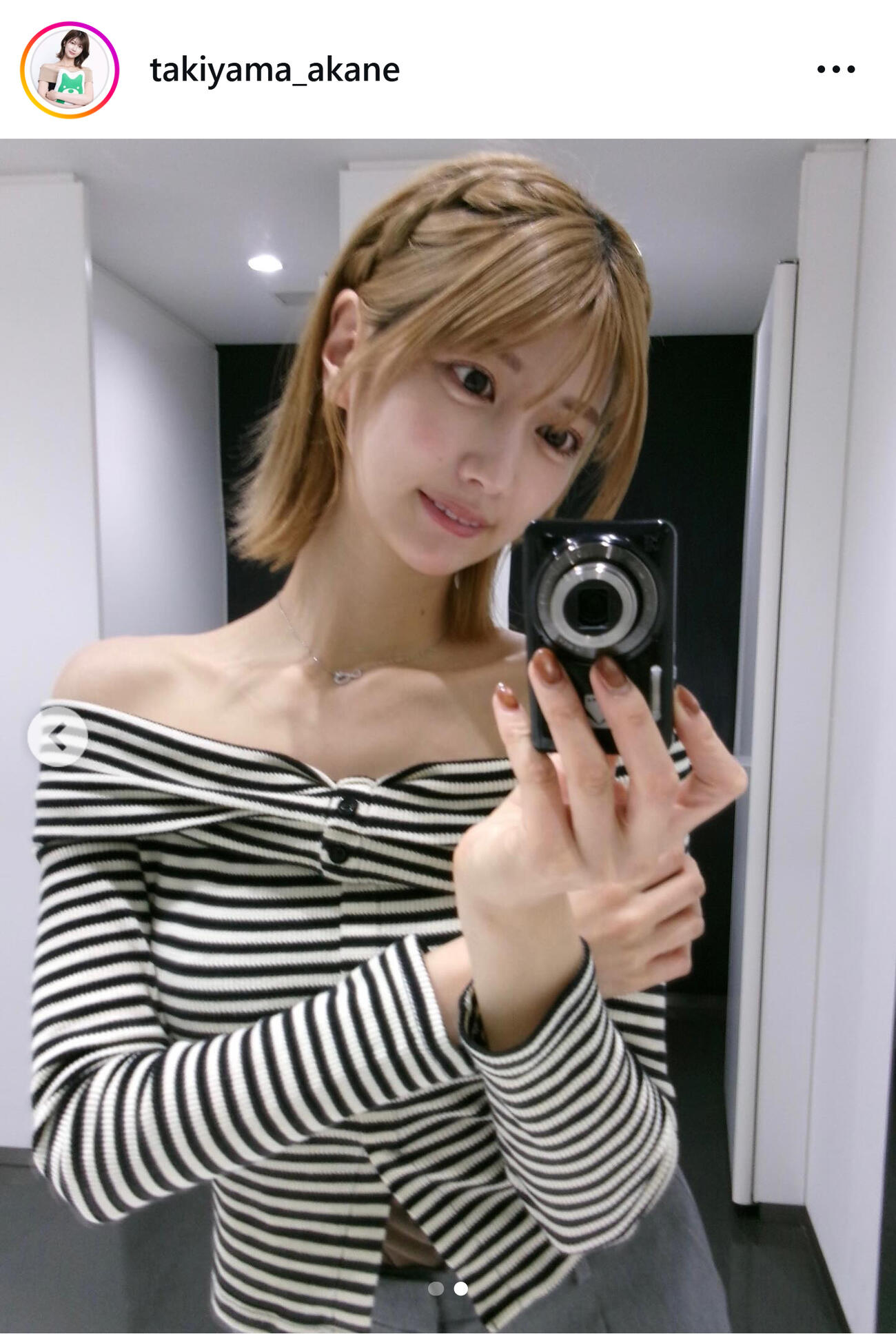 瀧山あかねのインスタグラムから
