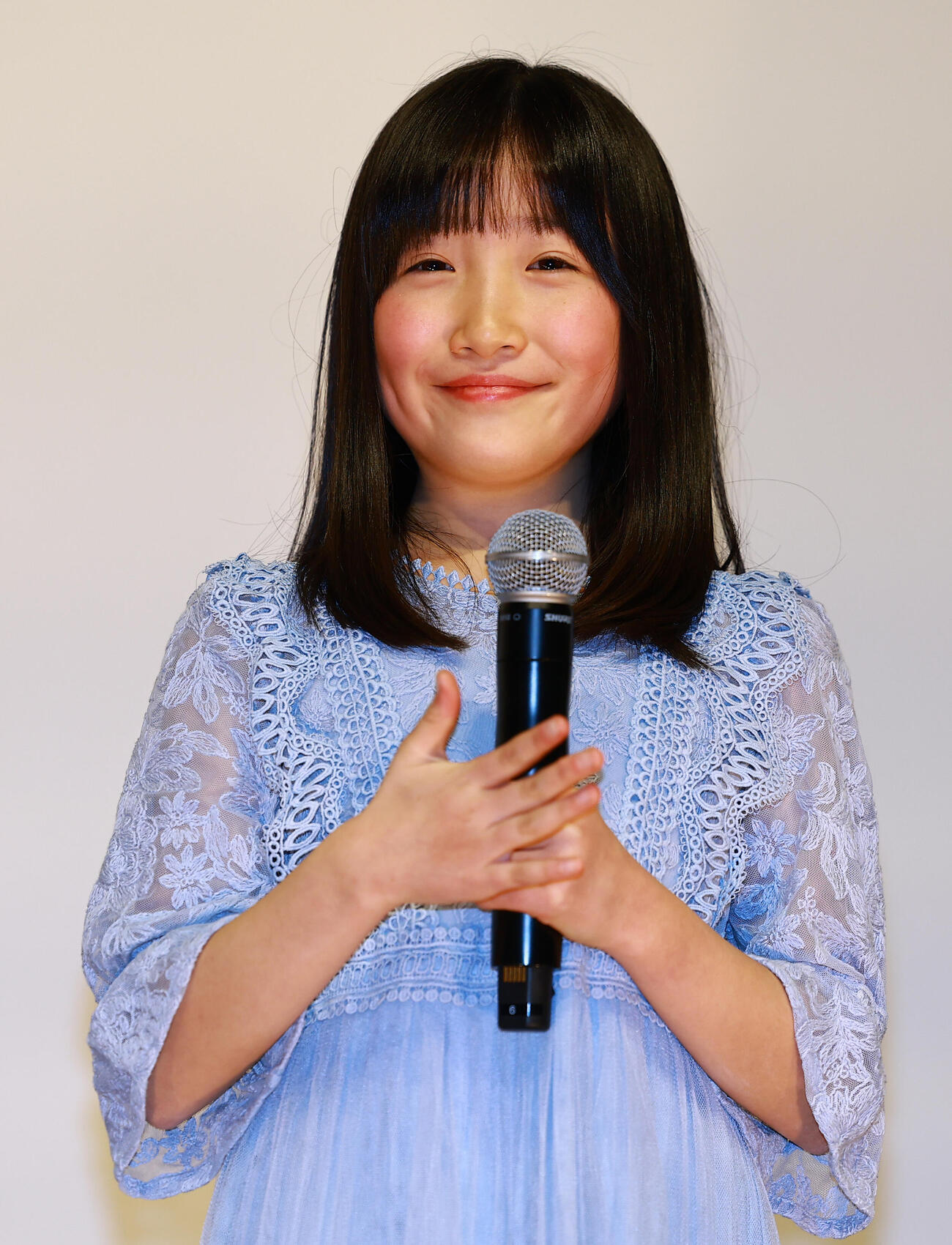 映画「たしかにあった幻」の初日舞台あいさつに登場した中野翠咲（撮影・野上伸悟）