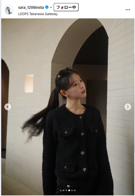 大瀧沙羅のインスタグラムから