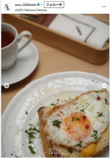 大瀧沙羅のインスタグラムから