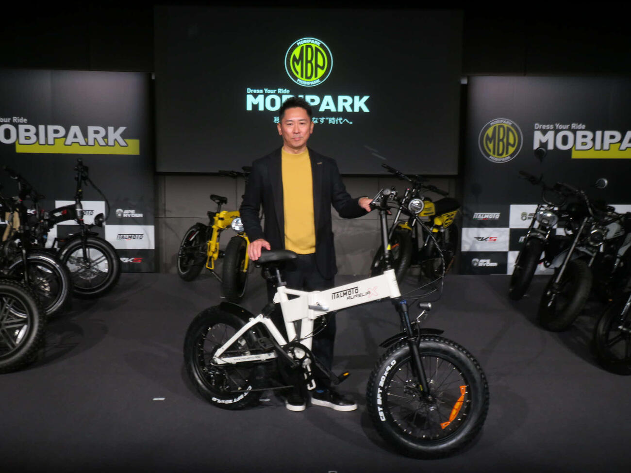 「MOBIPARK」の発表会見に出席した山岸史明代表