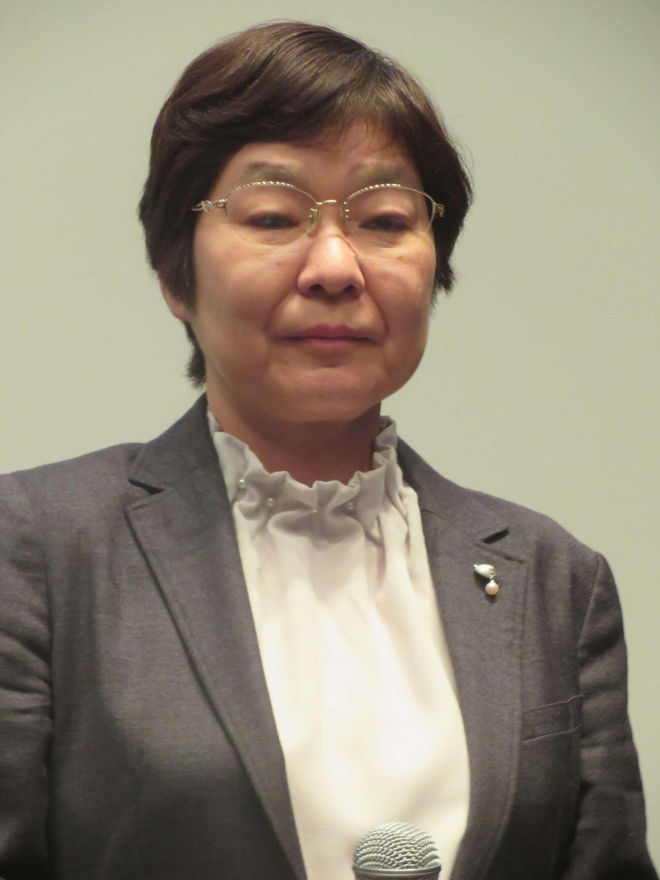 ドラマ「雨上がりのスカイツリー」完成披露会見に出席した高森千穂氏（撮影・川田和博）