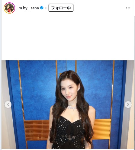 TWICEサナのインスタグラムから