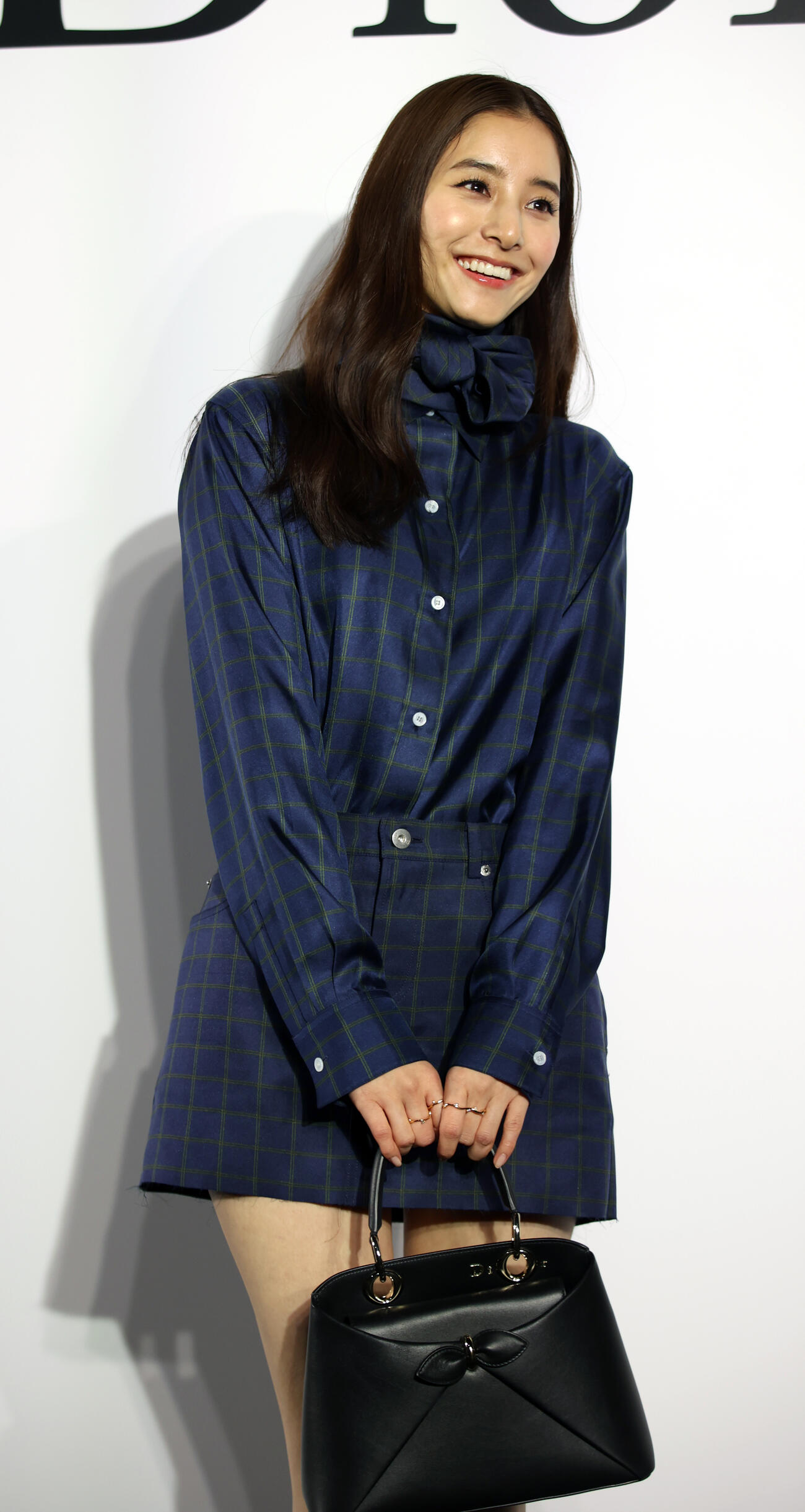 「ディオール　バンブー　パビリオン」オープンイベントに登場した新木優子（撮影・柴田隆二）