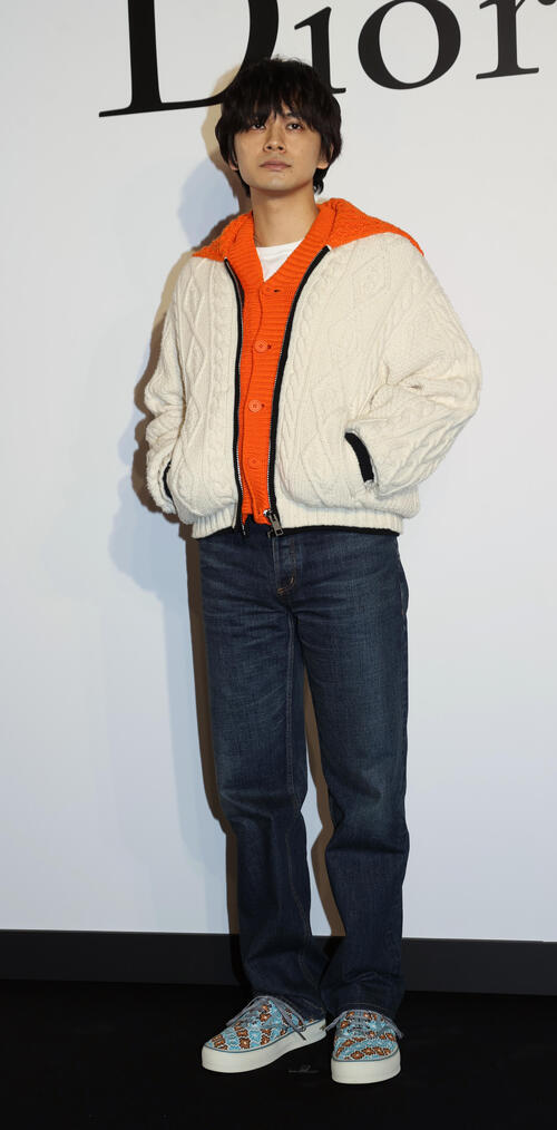 「ディオール　バンブー　パビリオン」オープンイベントに登場した北村匠海（撮影・柴田隆二）