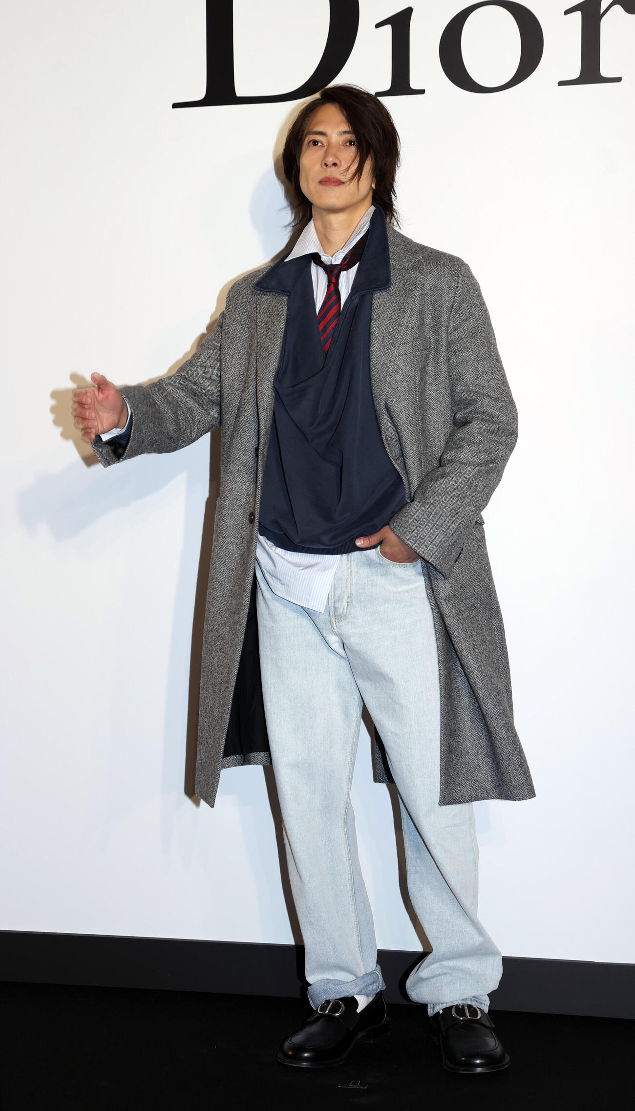 「ディオール　バンブー　パビリオン」オープンイベントに登場した山下智久（撮影・柴田隆二）